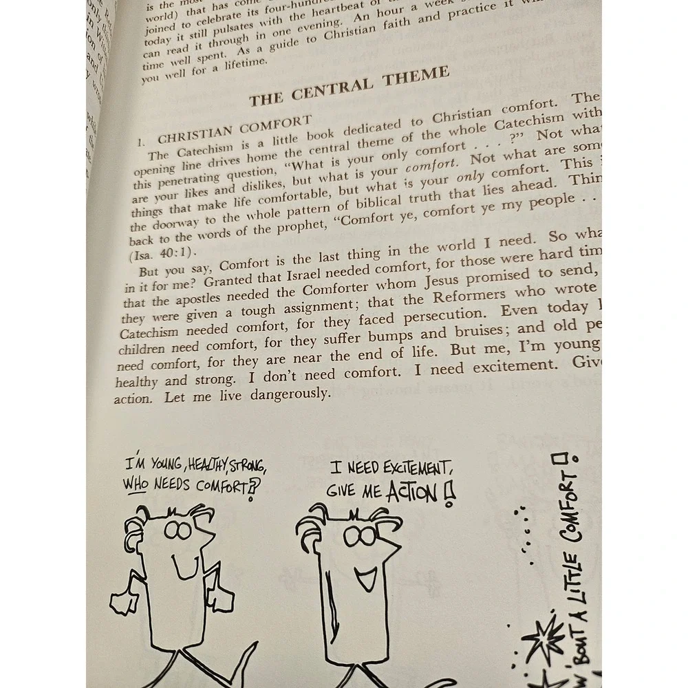 Never On Your Own Gordon J Spykman 1969 Heidelberg Catechism Hardcover Book